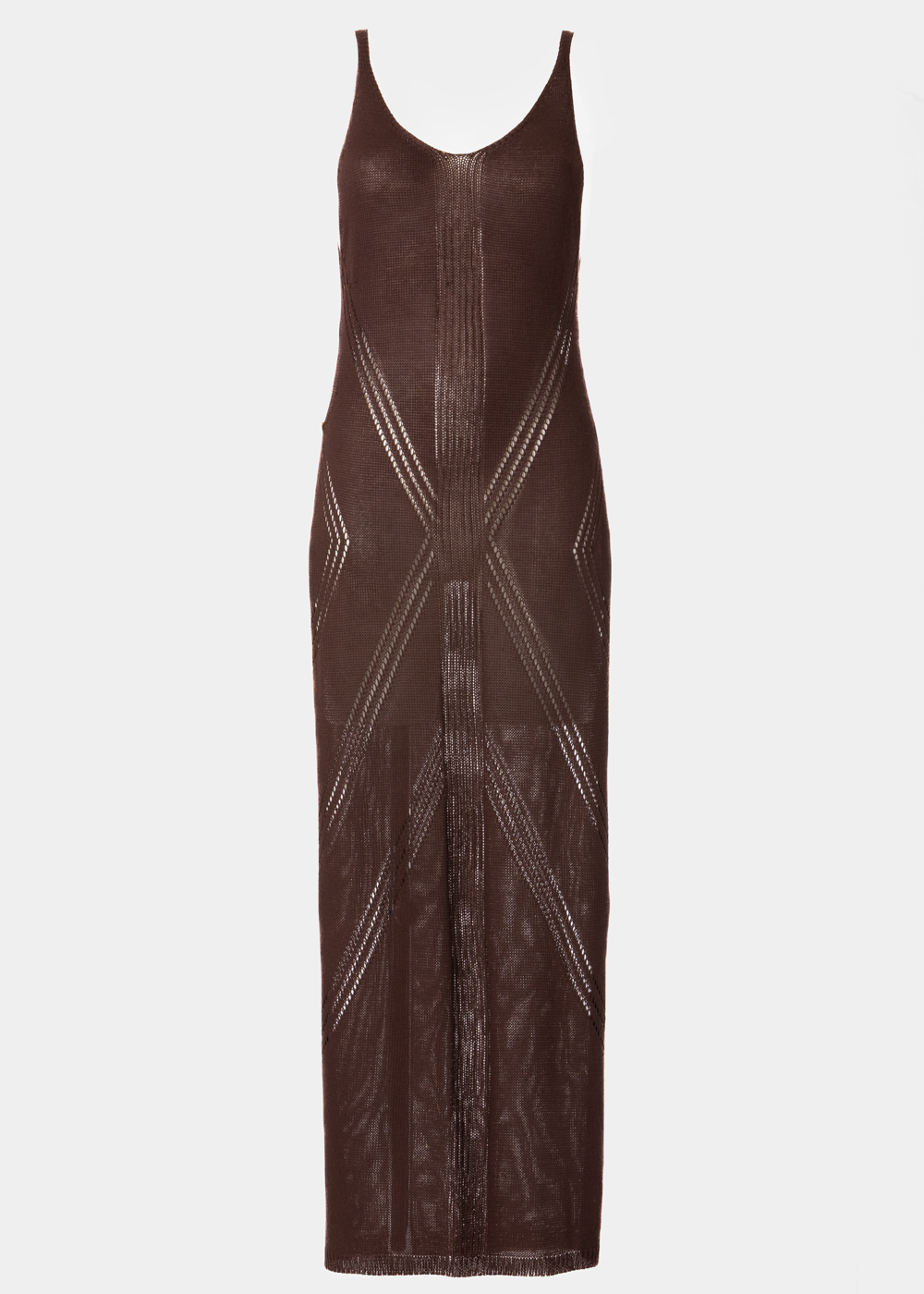 G28A7348 copy Dark Chocolate Knitted High Cut Leg Beachwear w/ Side Buttons - Image 1