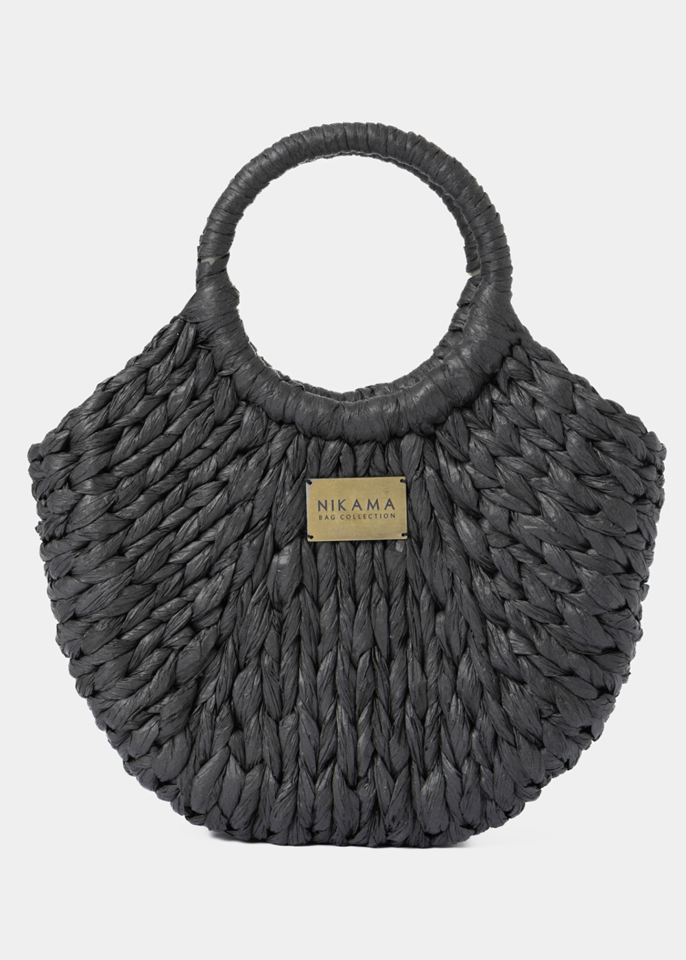 G28A7594 copy Black Mini Knitted Bag - Image 1