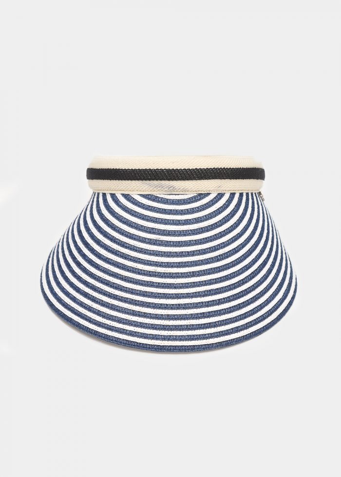 Black & White Straw Headband - Image 2