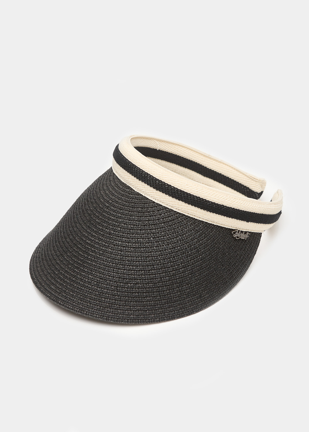 Black straw headband Black straw headband - Image 1