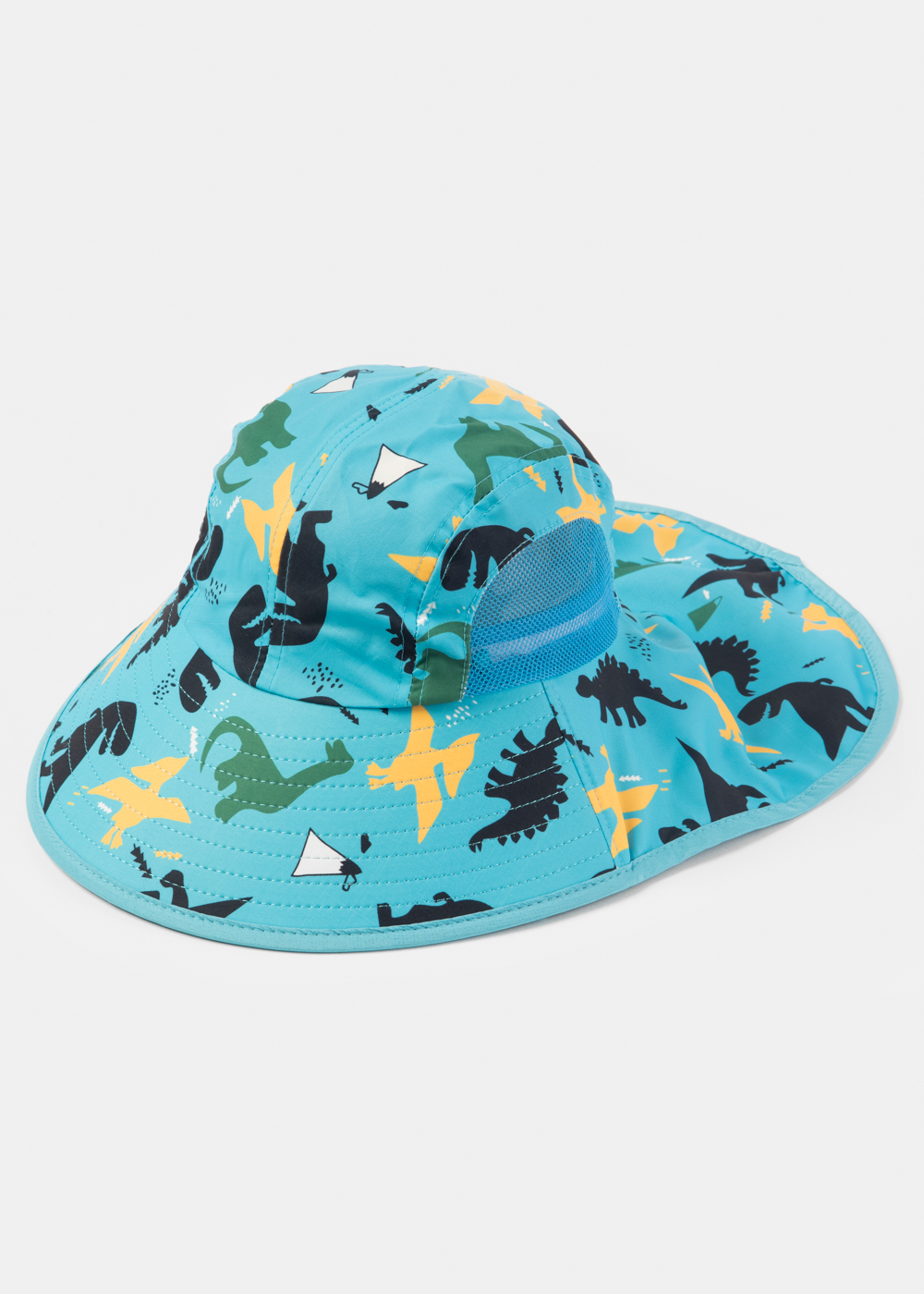 Light Blue Kids Bucket Hat w/ Neck Protector Light Blue Kids Bucket Hat w/ Neck Protector - Image 1
