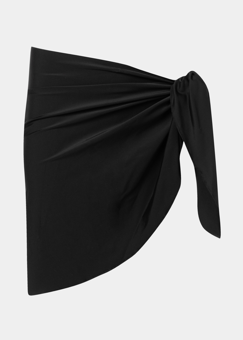 Black Matte Dacron Mini Pareo Black Matte Dacron Mini Pareo - Image 1