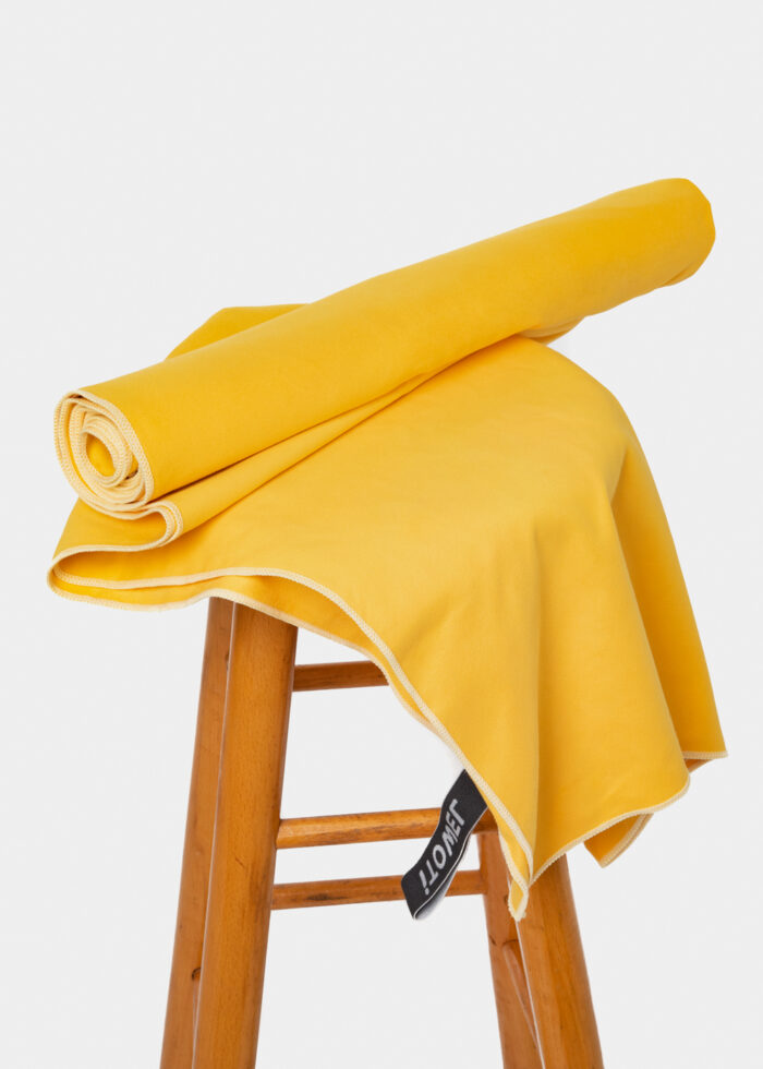 Yellow microfiber towel 2 - Image 2