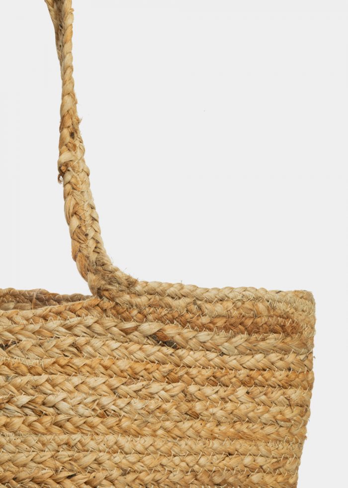 Jute Beach Bag w/ Anchor Design - Image 2