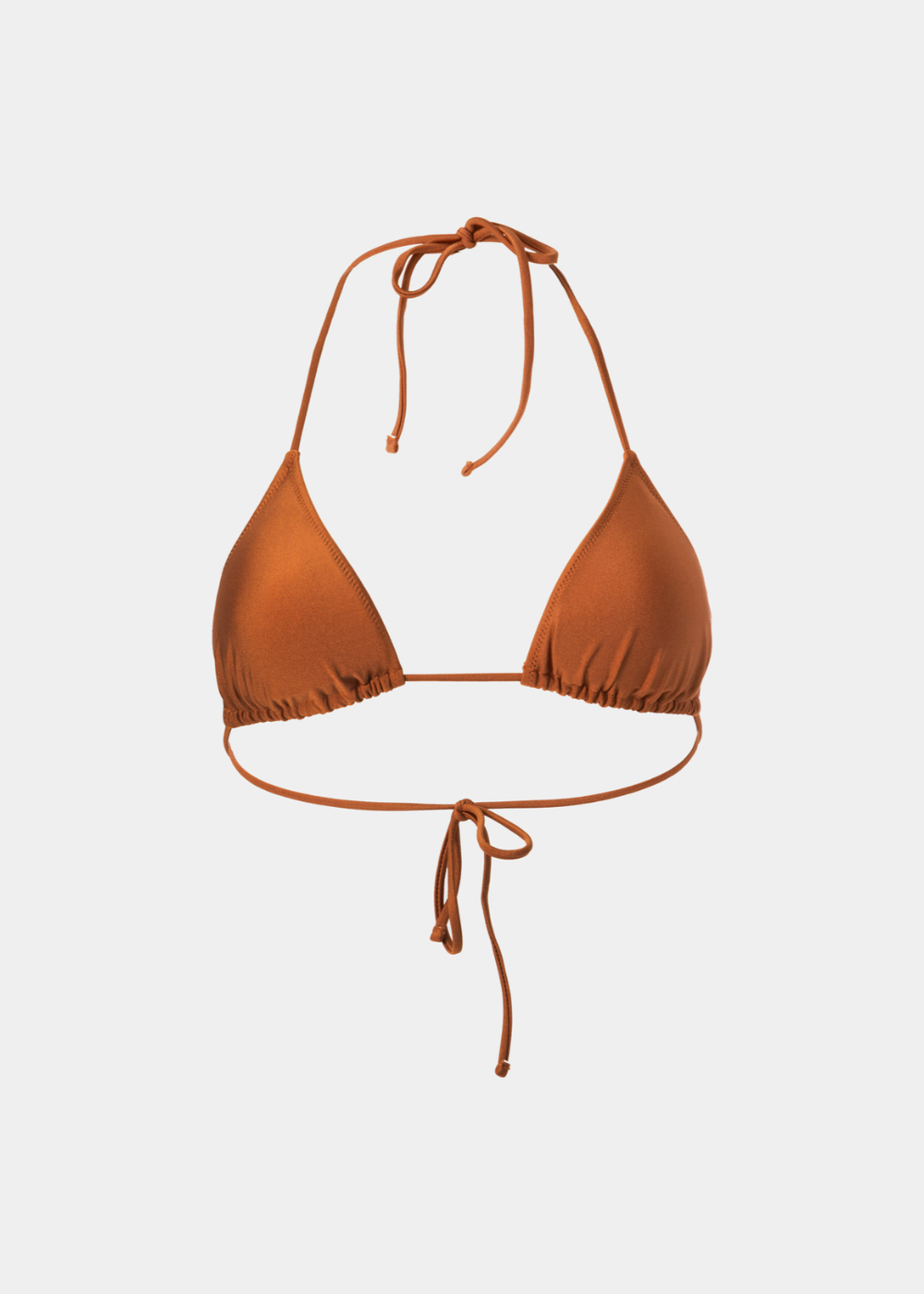 _Swimwear 26' tops5 Ibiza Bikini Top - Terracotta Dacron - Image 1