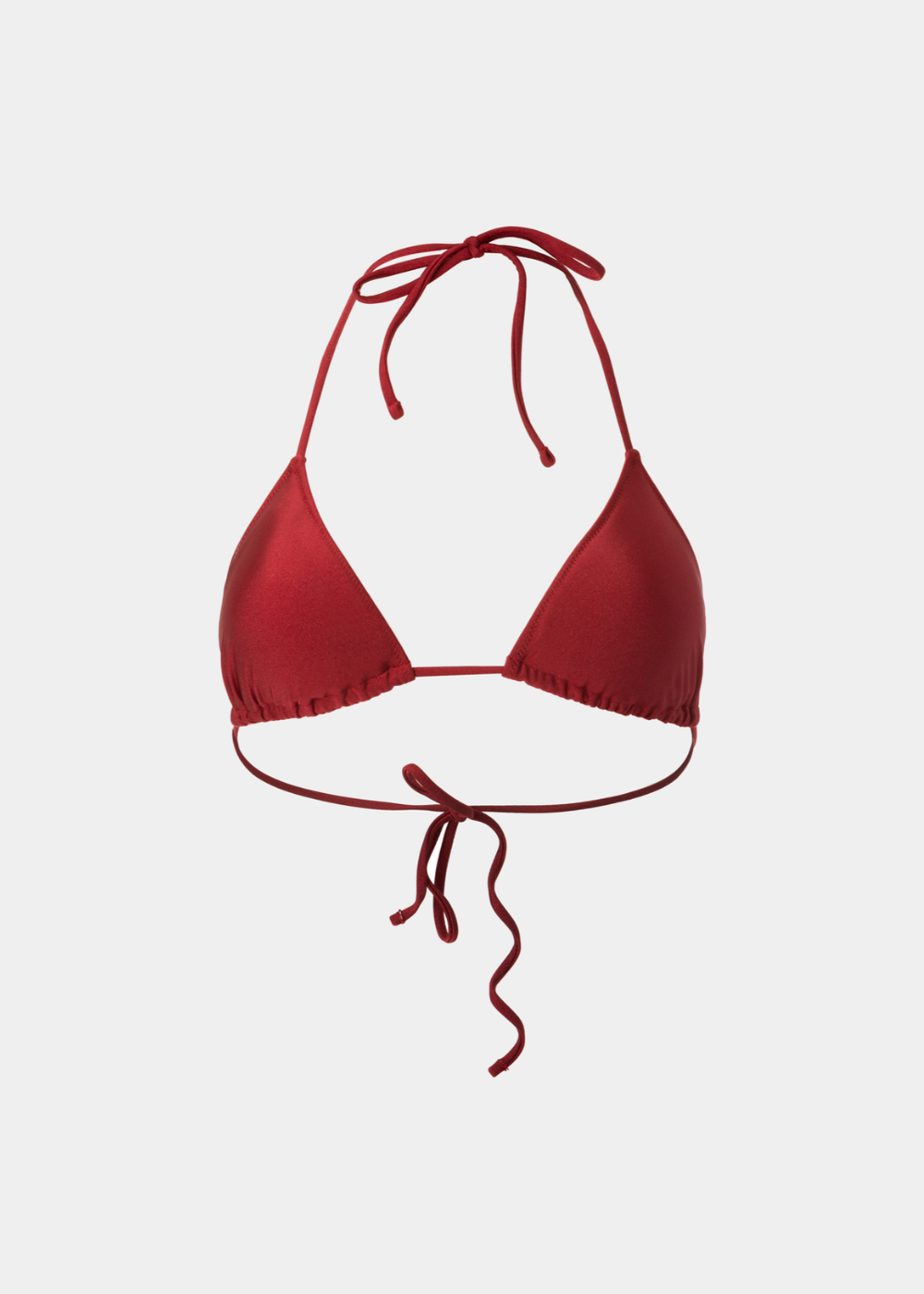 _Swimwear 26' tops9 Ibiza Bikini Top - Burgundy Dacron - Image 1