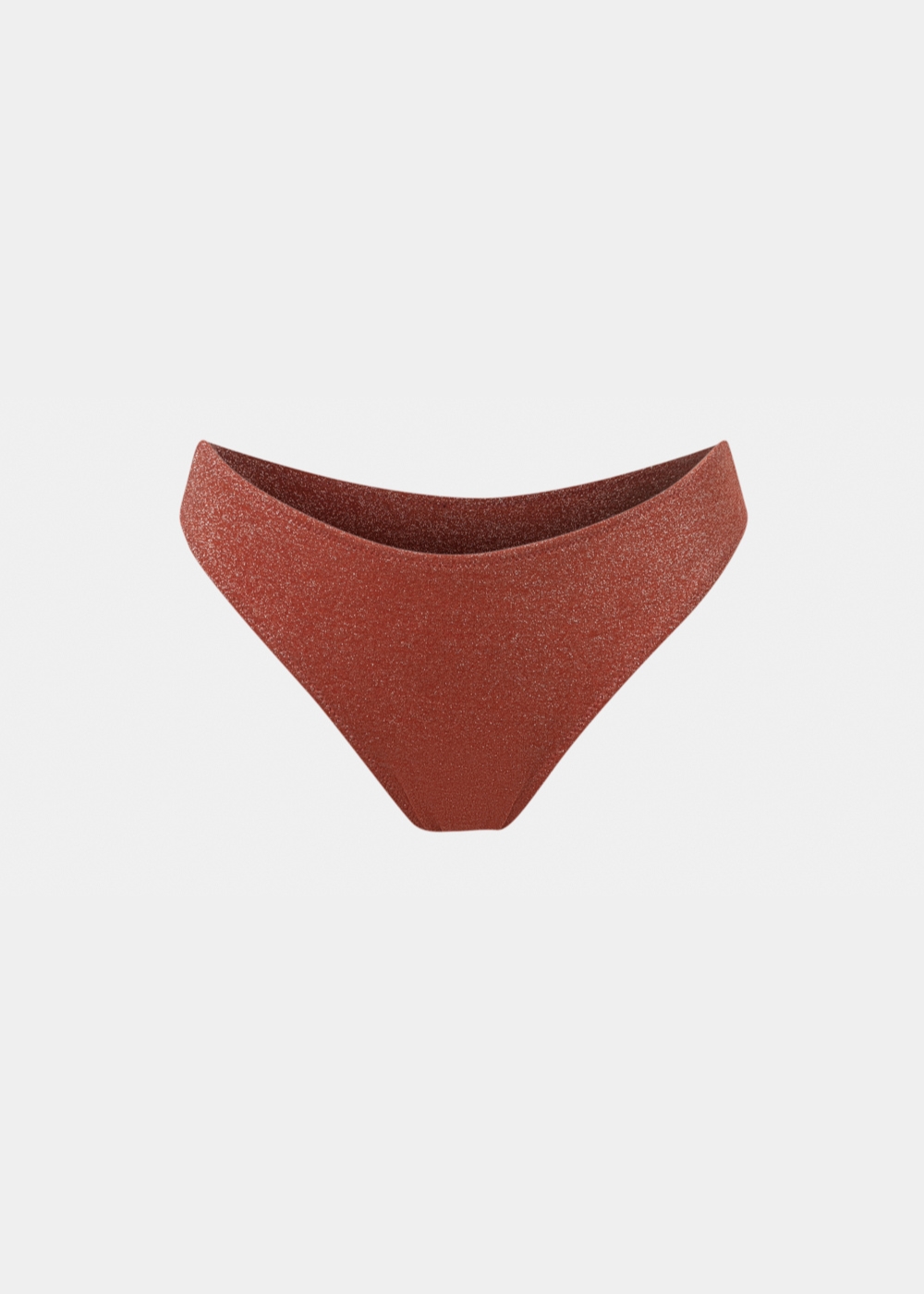 Saint Tropez Bikini Bottom - Orange Shimmer Saint Tropez Bikini Bottom - Orange Shimmer - Image 1