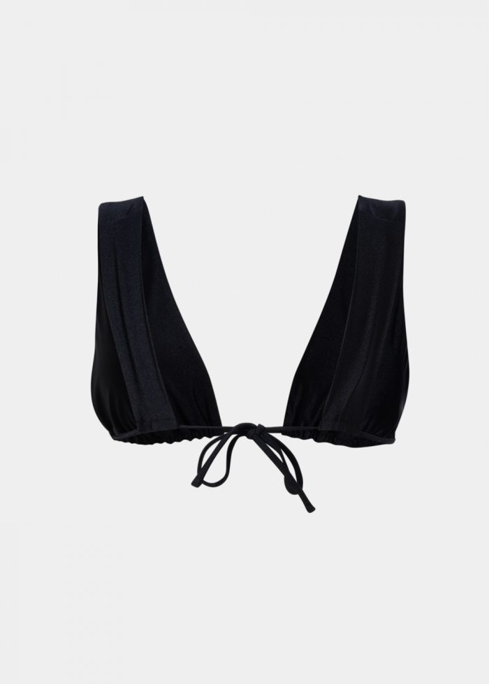 Kea Bikini Top - Black Dacron - Image 2