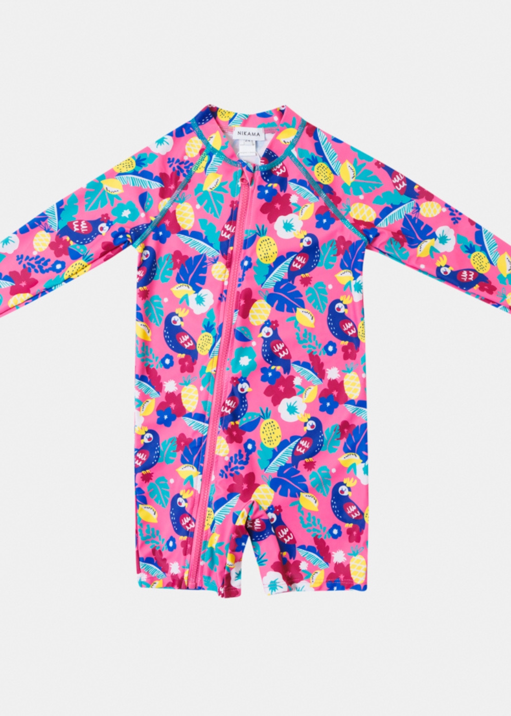 Girls One-Piece Swimsuit w/ Jungle Print Girls One-Piece Swimsuit w/ Jungle Print - Image 1