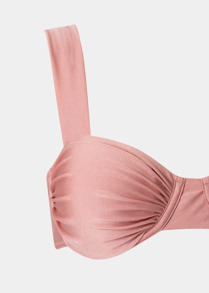 Tulum Bikini Top - Puce Pink Dacron - Image 2