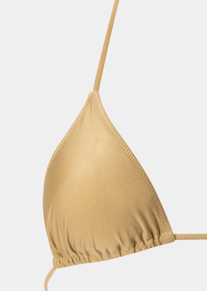 Ibiza Bikini Top - Gold Sand Dacron - Image 2