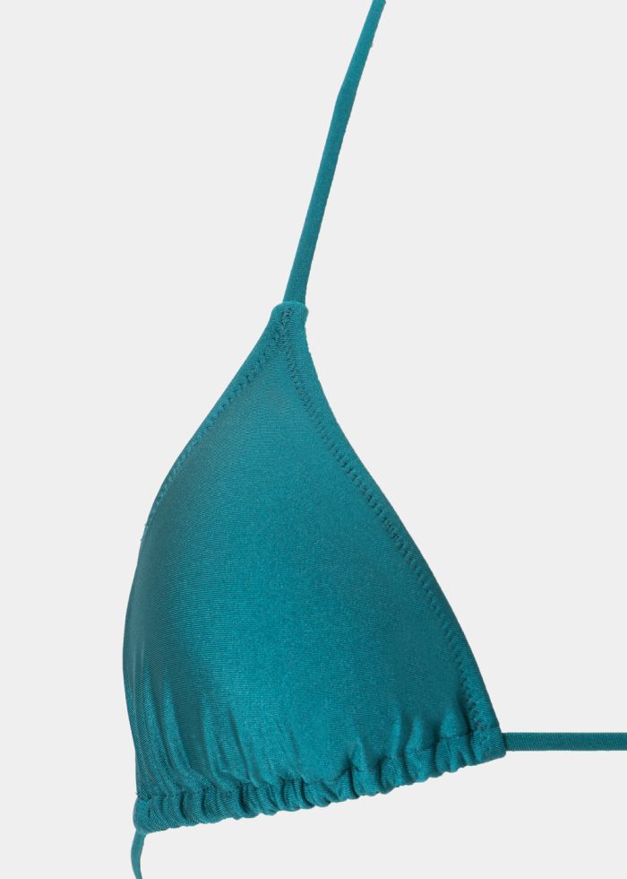 Ibiza Bikini Top - Petrol Dacron - Image 2
