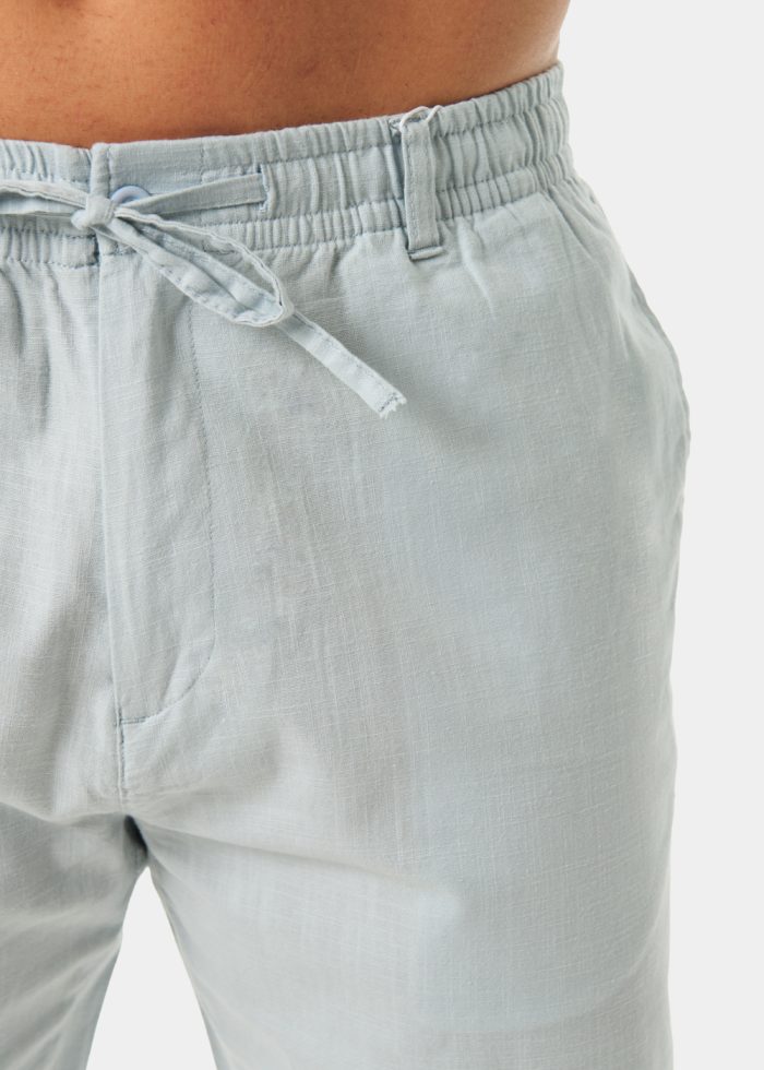 100% Cotton Dusty Blue Shorts - Image 4