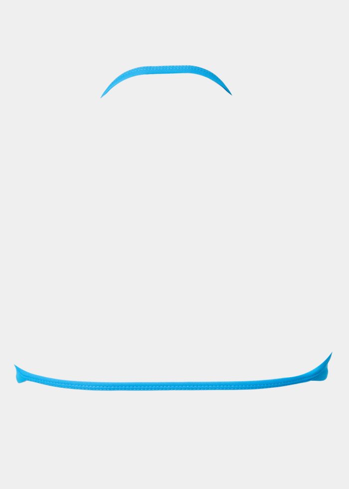 Ocean Blue Seamless Halterneck Sports Bra - Image 3