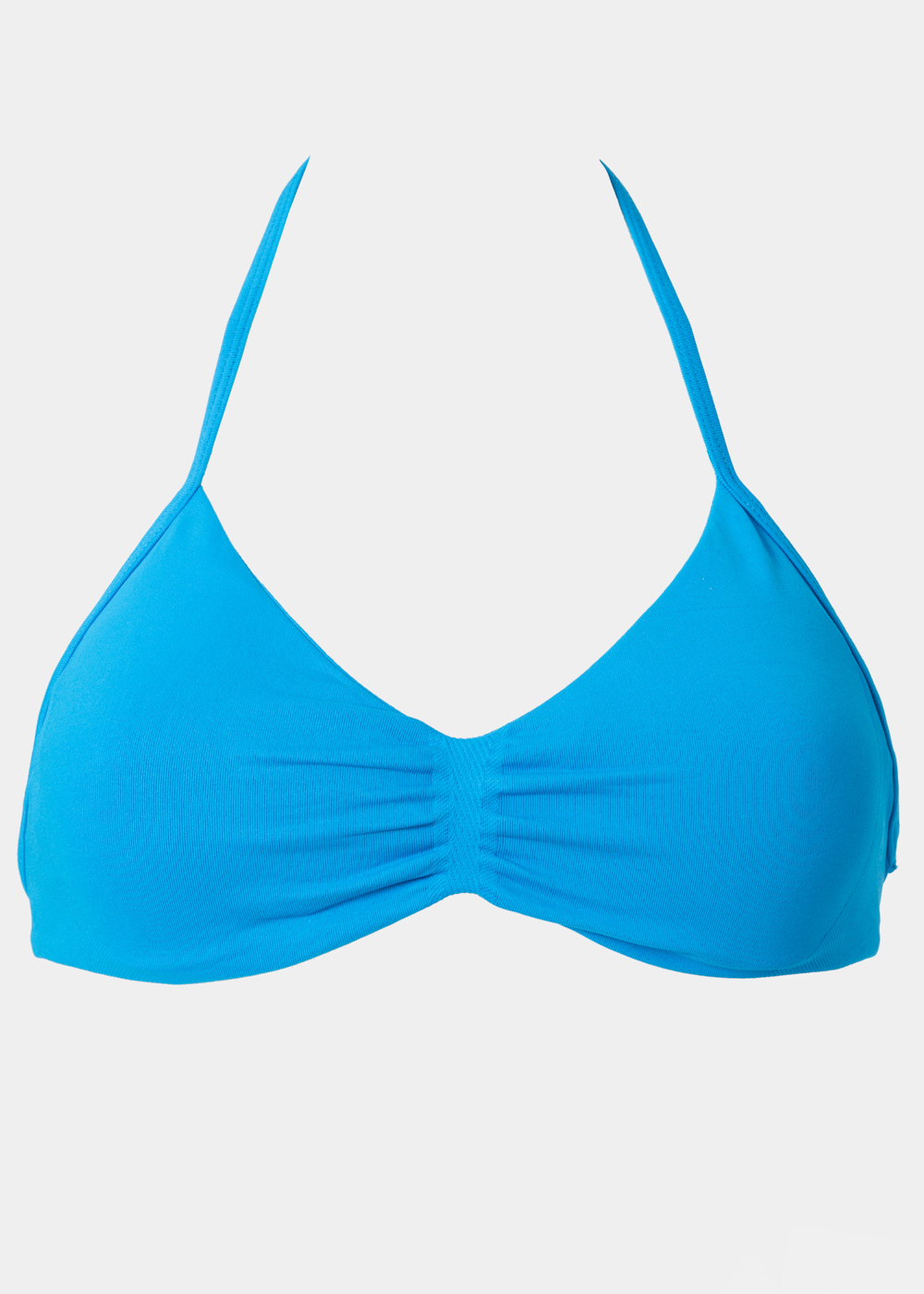 G28A0122 copy Ocean Blue Seamless Halterneck Sports Bra - Image 1