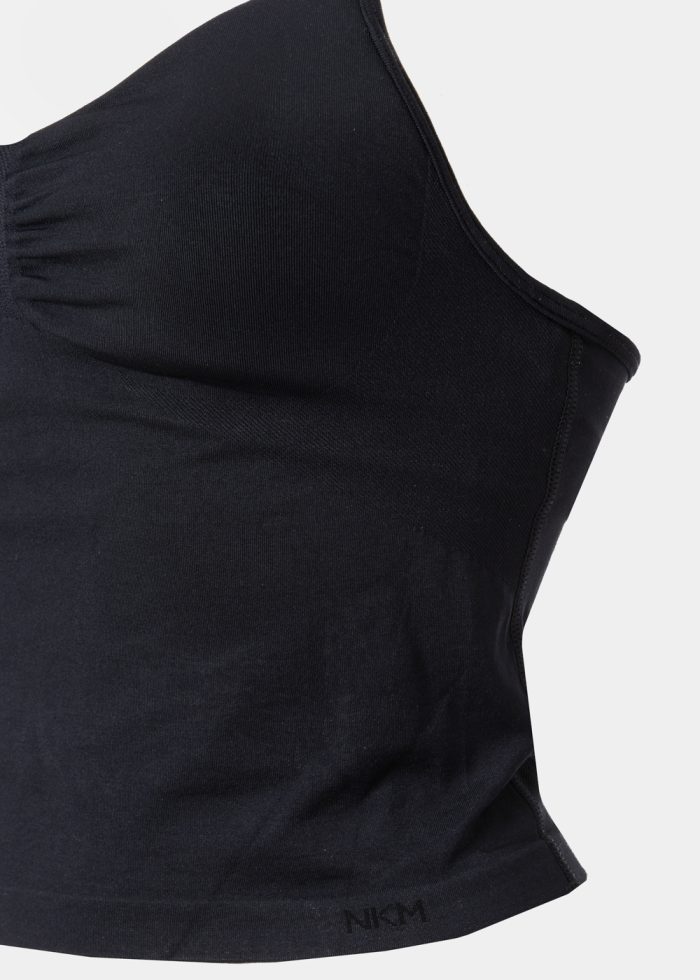 Black Seamless Halter Top - Image 3