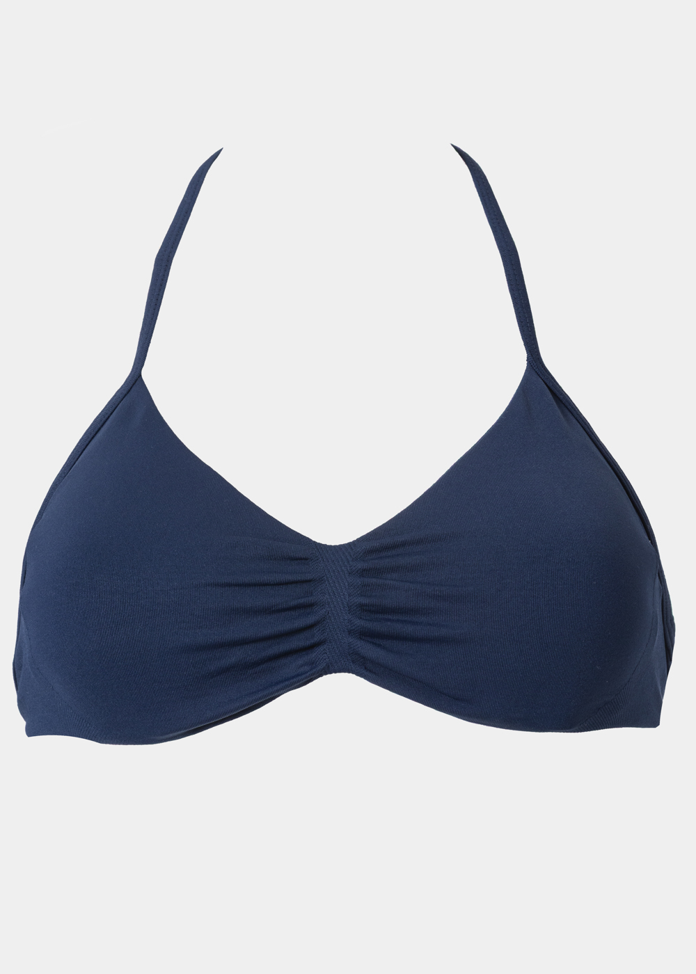 G28A0165 copy Navy Blue Seamless Halterneck Sports Bra - Image 1