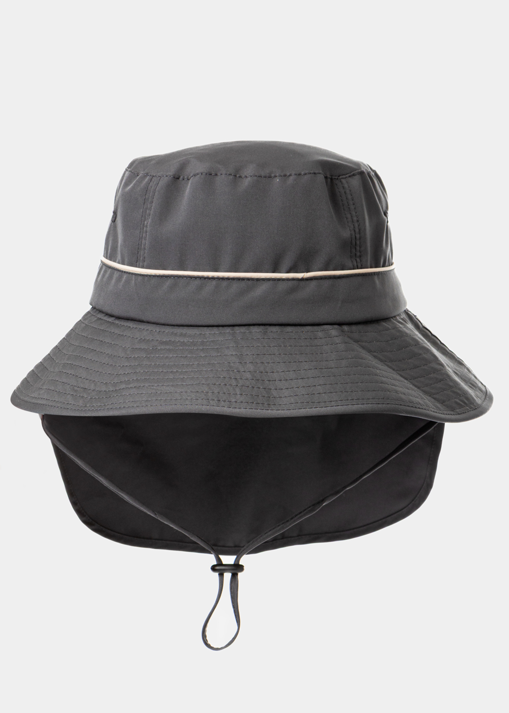 G28A5959 copy Grey Active Hat w/ Hidden Neck Protector - Image 1