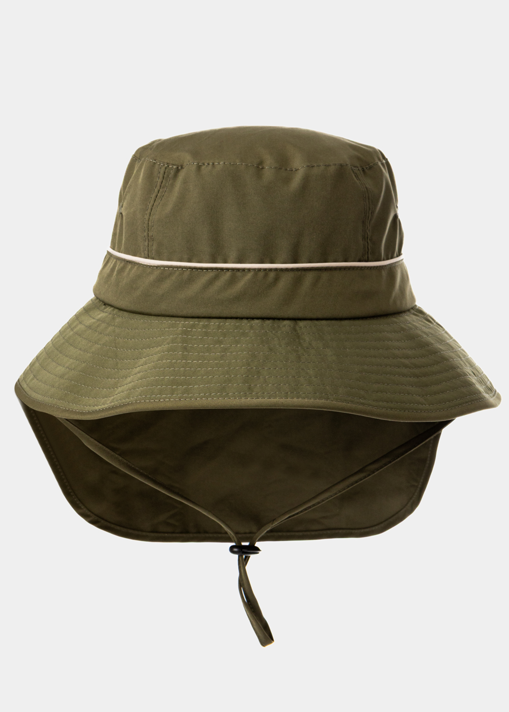 G28A5969 copy Khaki Active Hat w/ Hidden Neck Protector - Image 1