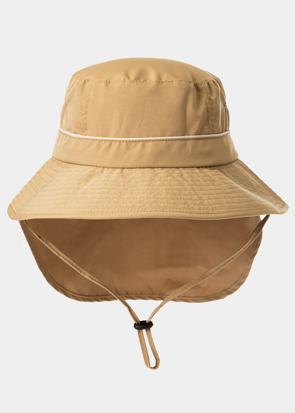 G28A5975 copy Brown Active Hat w/ Hidden Neck Protector - Image 1