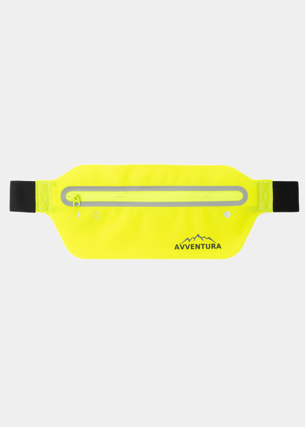 G28A6236 copy Yellow Reflective Running Waist Bag - Image 1