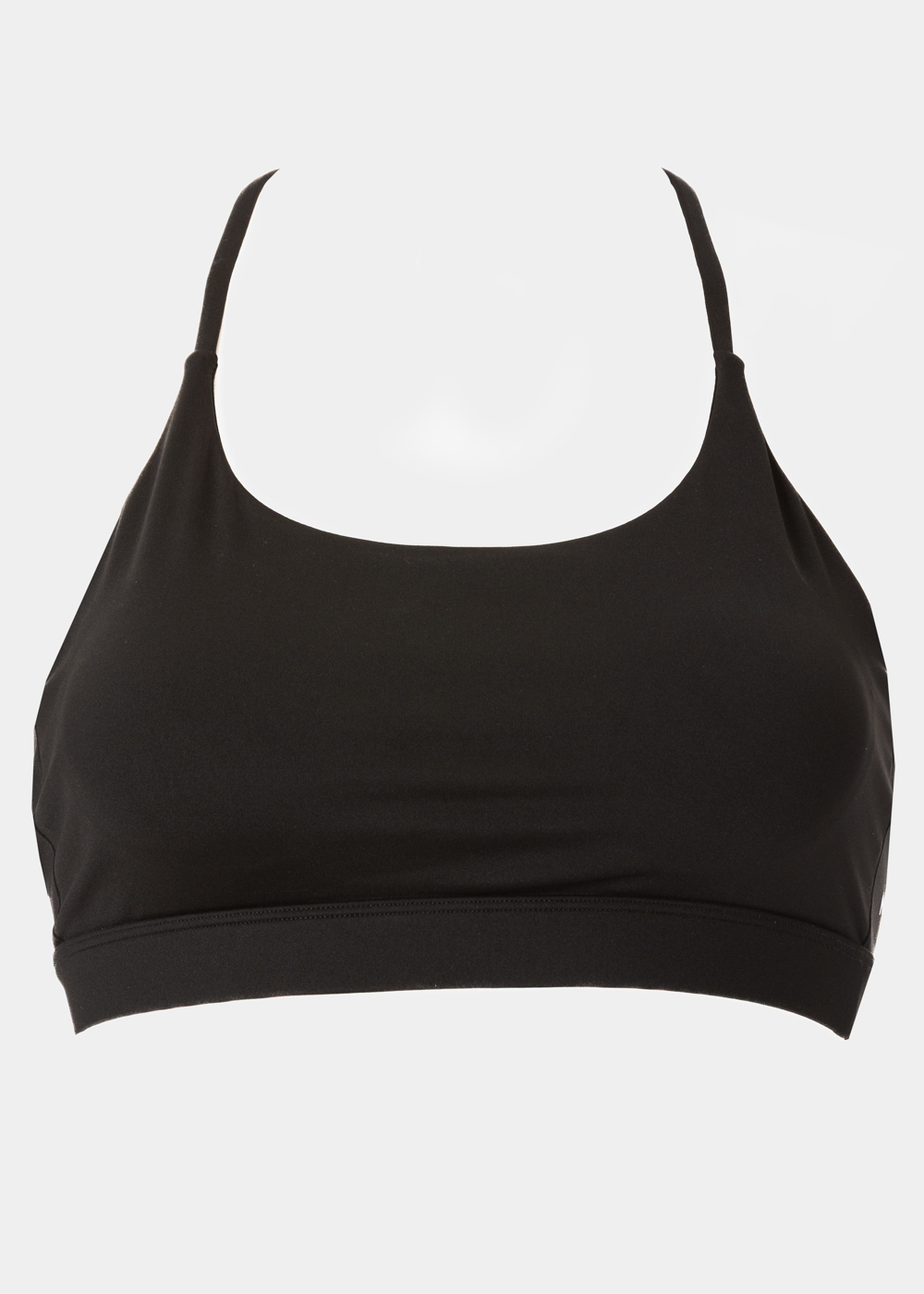 G28A7068 copy Black Cross Back Sports Bra - Image 1