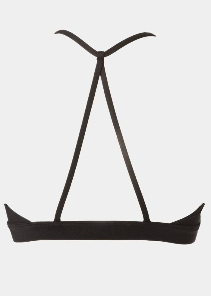 Black Cross Back Sports Bra - Image 2