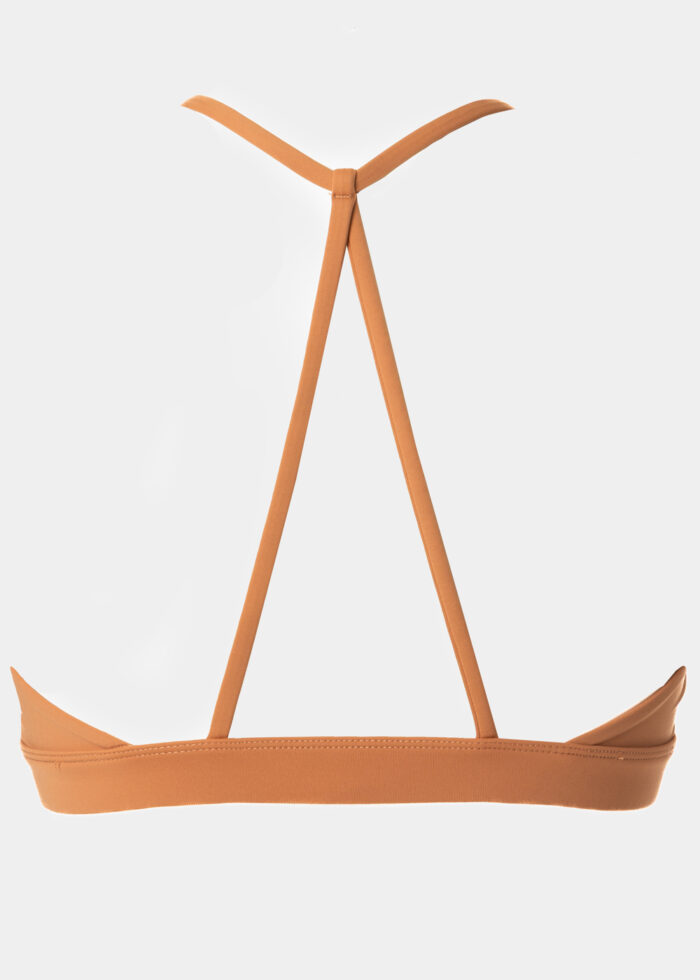 Terracotta Cross Back Sports Bra - Image 2
