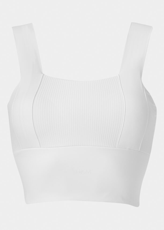 White Ribbed Top - Image 2