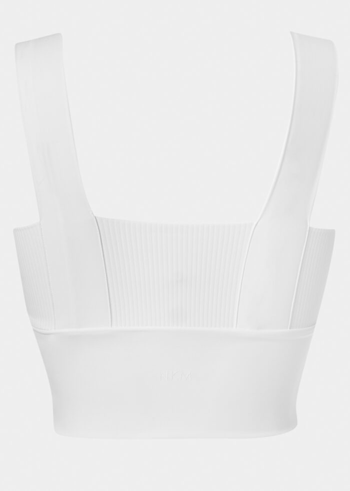 White Ribbed Top - Image 3