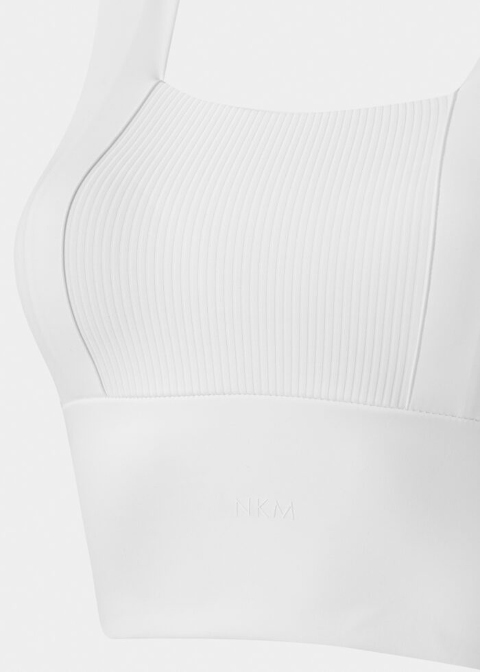 White Ribbed Top - Image 4