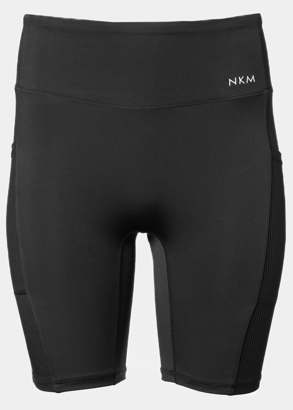 G28A7812 copy Black Biker Shorts w/ Side Pockets - Image 1