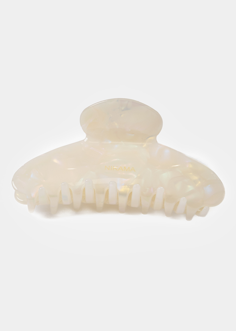 G28A6535 copy White Acrylic Hair Clip - Image 1