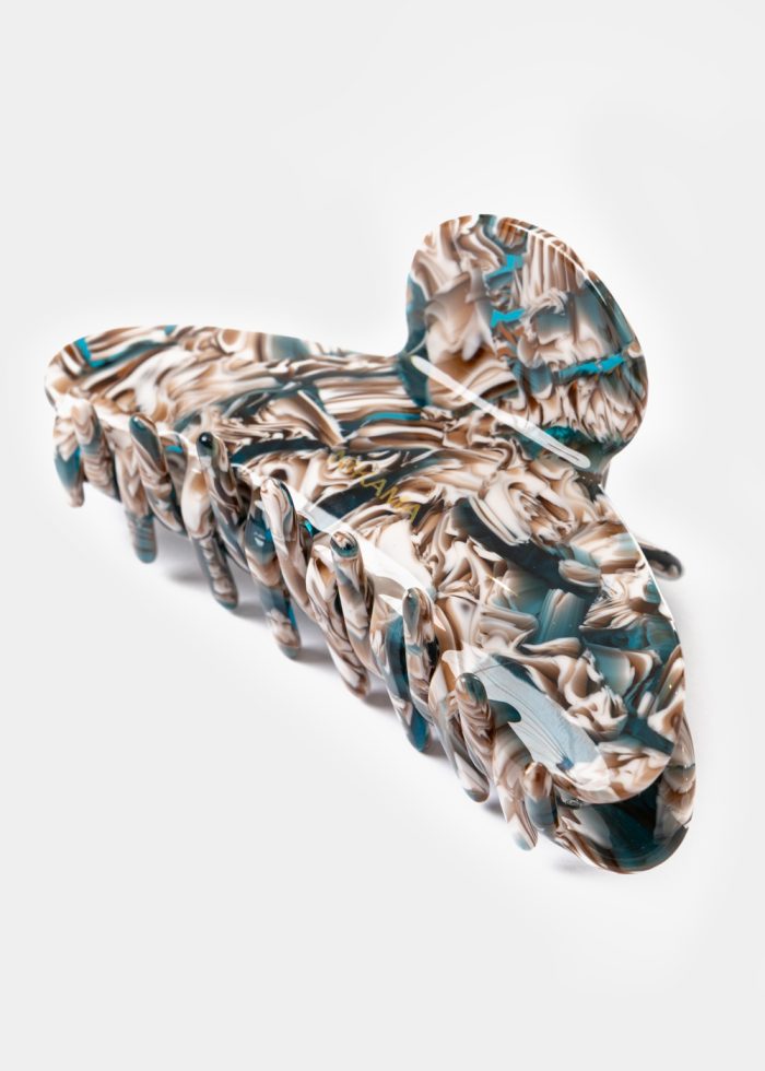 Petrol Acrylic Hair Clip - Image 2