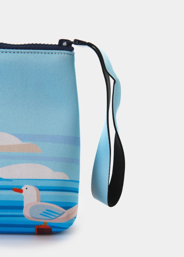 Travel Pouch w/ Greek Island Pattern - Image 2