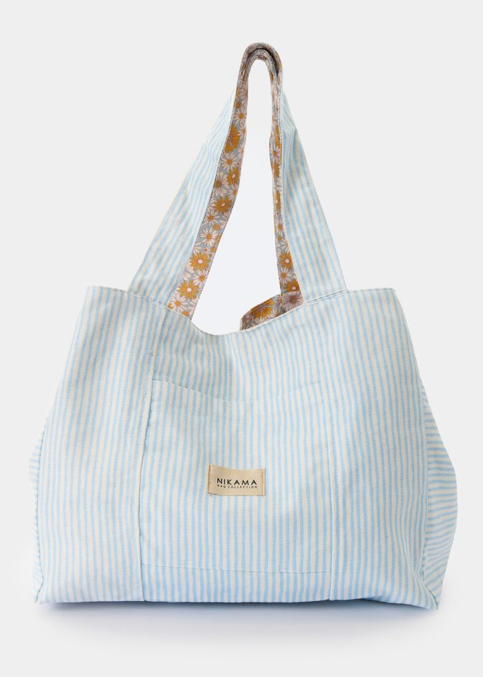 Double-Sided Daises Canvas Bag - Image 3