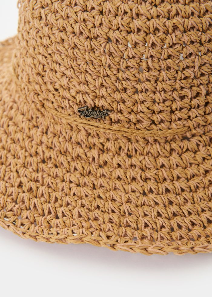 Brown Straw Hat w/ Brown Rope - Image 3